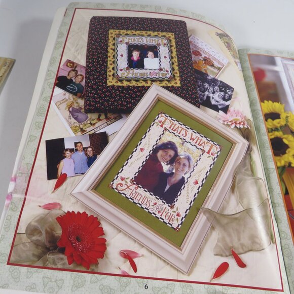 Mary Engelbreit "Friendship" Cross Stitch Pattern Book 37pgs - Picture 6 of 14